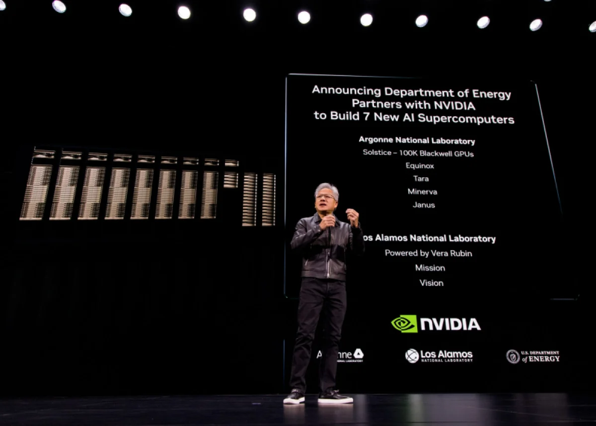 США создают сеть ИИ-суперкомпьютеров на базе NVIDIA для национальных лабораторий