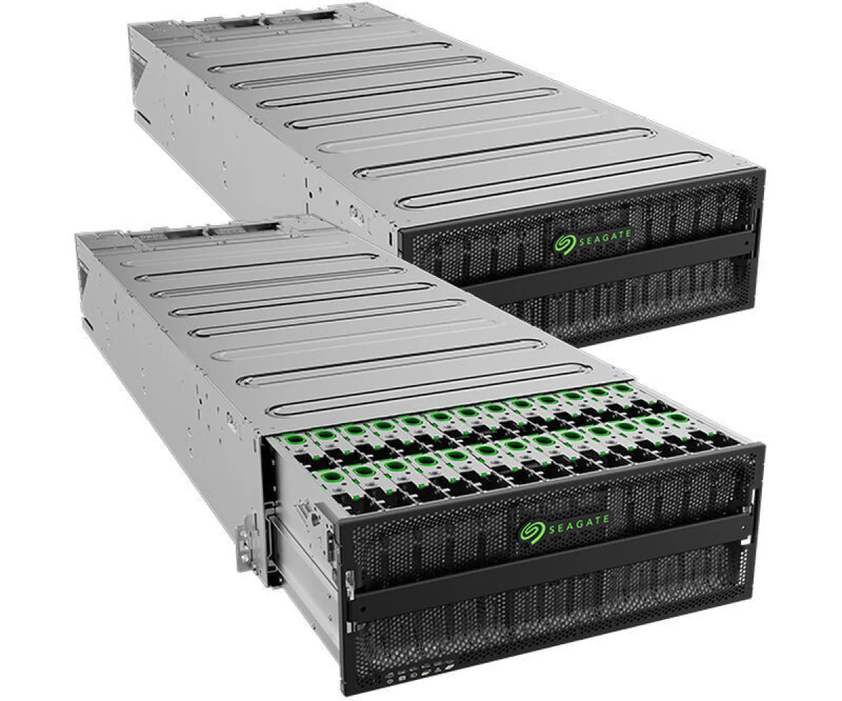 3,2 Петабайта в стойке: Seagate выпускает сверхплотные системы хранения