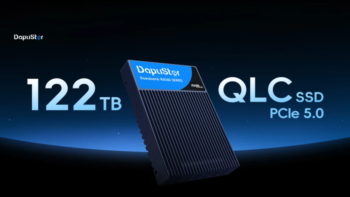 Новый SSD для ИИ: 245 ТБ, PCIe 5.0 и память QLC для дата-центров