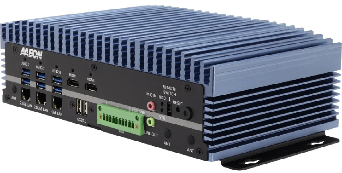 Безвентиляторный ПК для автоматизации: Intel Core Ultra 2 и 6 COM-портов