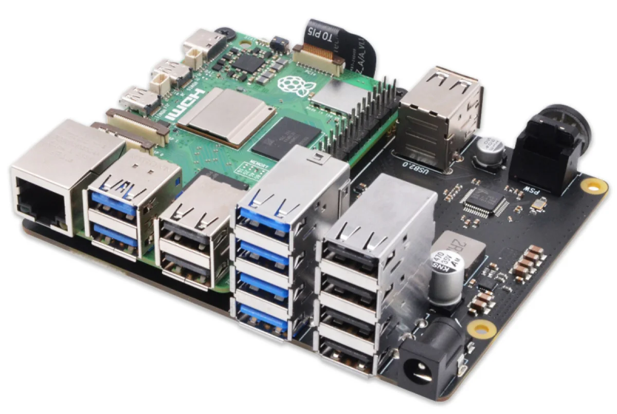 10 USB-портов для Raspberry Pi 5: как решить проблему нехватки разъемов