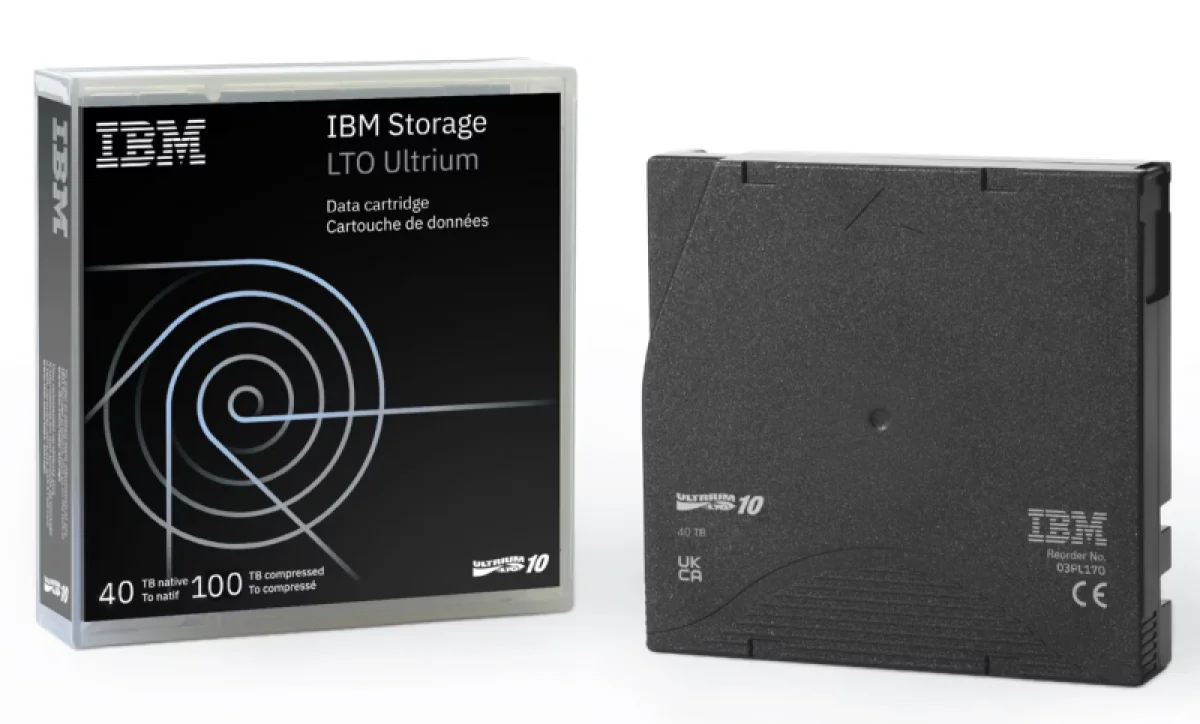 IBM LTO-10: 100 ТБ в одном картридже благодаря компрессии