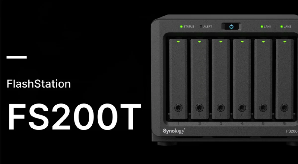 Synology анонсировала компактный NAS FS200T с шестью слотами для SSD