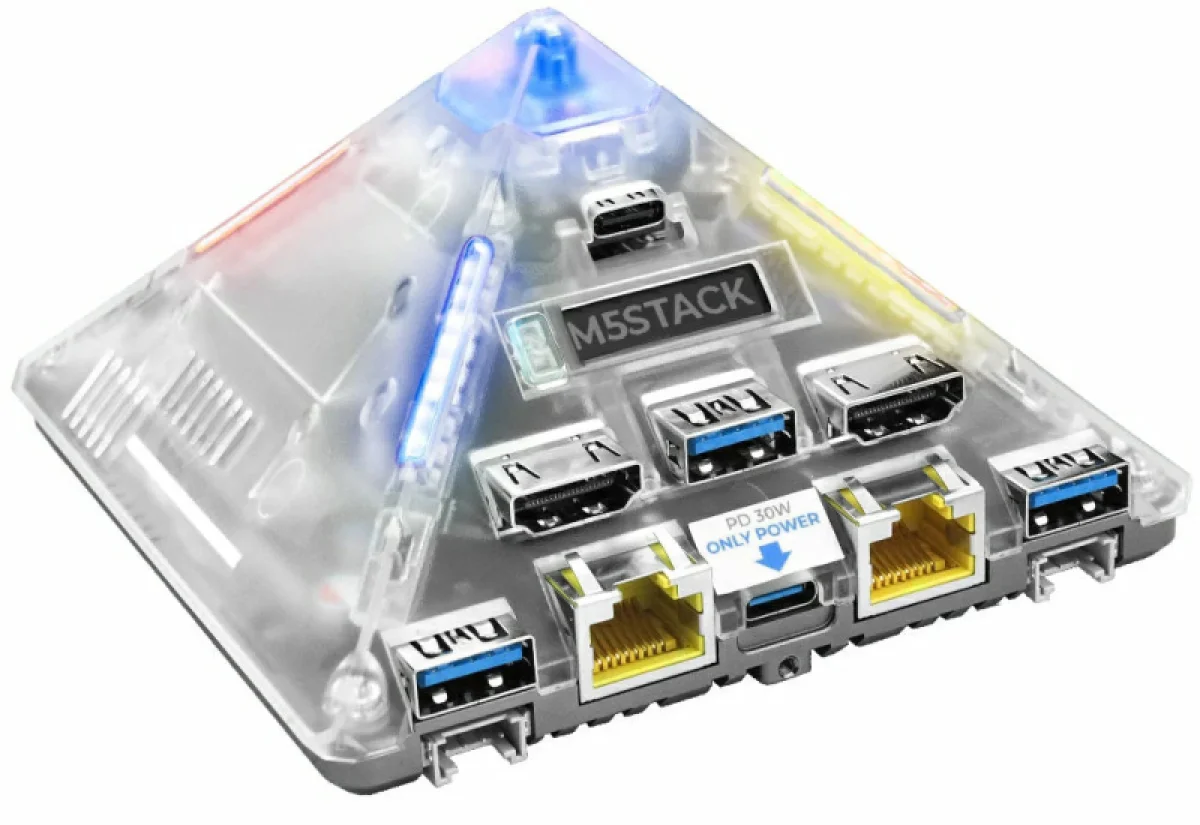 M5Stack выпустила мини-ПК для ИИ в форме пирамиды