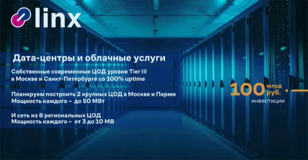Более 100 млрд рублей вложат в новую сеть дата-центров в России