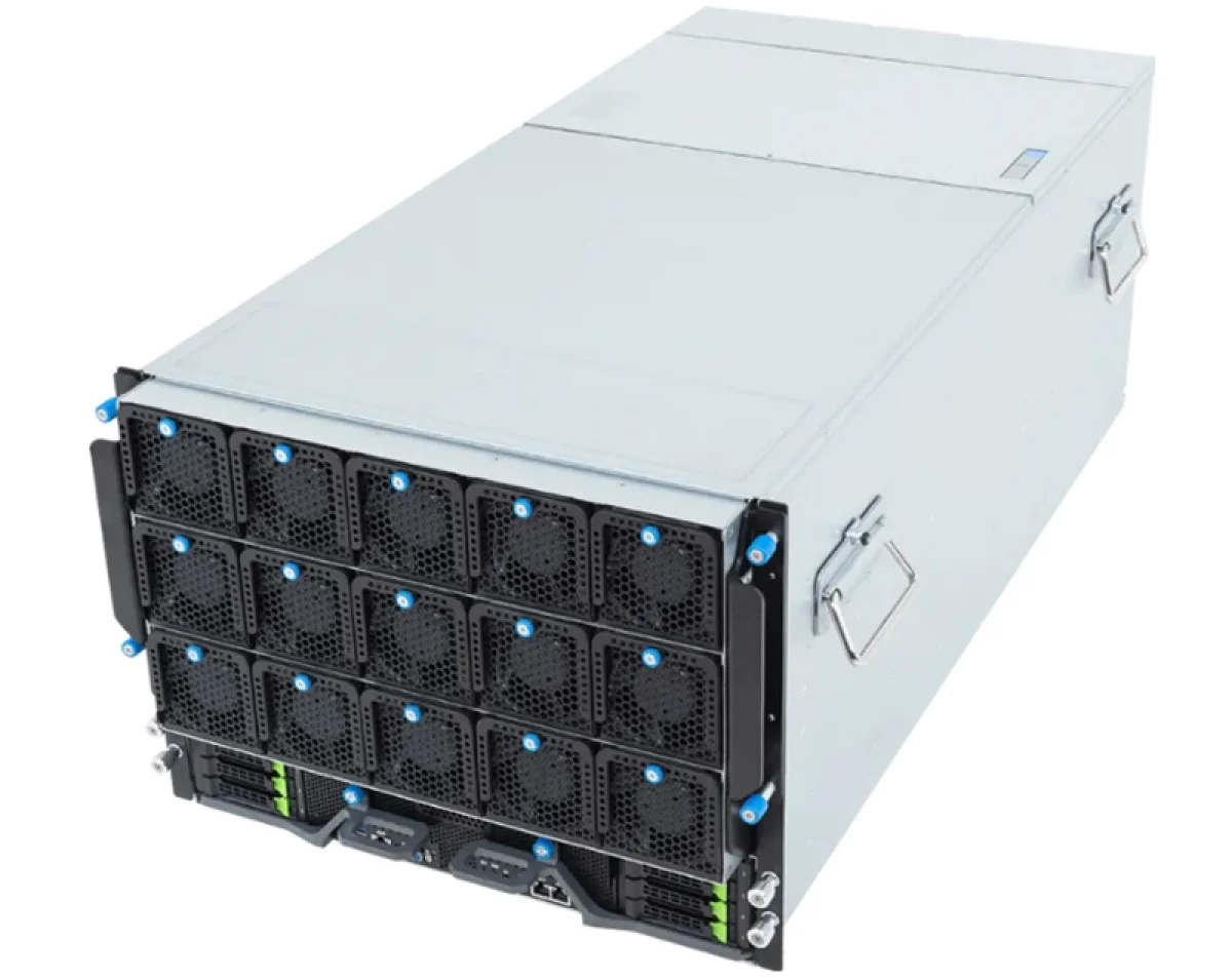 Новый сервер Gigabyte для ИИ: восемь ускорителей Blackwell на платформе NVIDIA