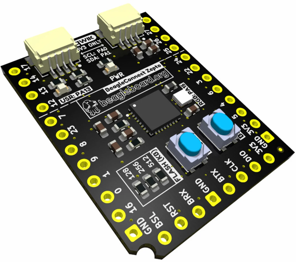 BeagleConnect Zepto: одноплатник за доллар с чипом TI для IoT