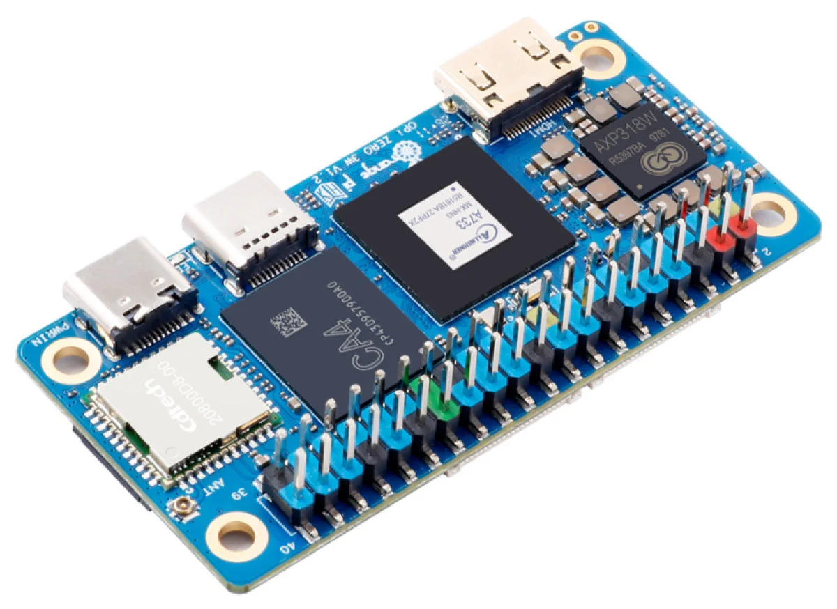 Orange Pi Zero 3W: компактный одноплатник с чипом Allwinner A733 и поддержкой до 16 ГБ ОЗУ