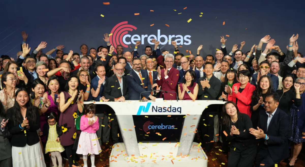 Рекордное IPO Cerebras: $5,55 млрд привлечено на Nasdaq — крупнейшее размещение года в США
