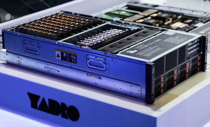 YADRO выпустила сервер G4208P G3 с процессорами Intel Xeon Emerald Rapids и жидкостным охлаждением